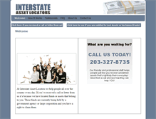 Tablet Screenshot of interstateassetlocators.com